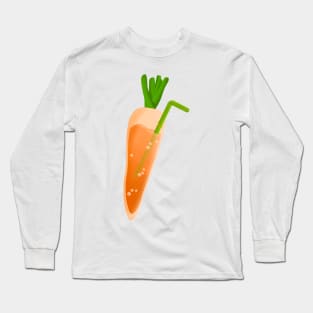 Healthy Carrot Juice Long Sleeve T-Shirt